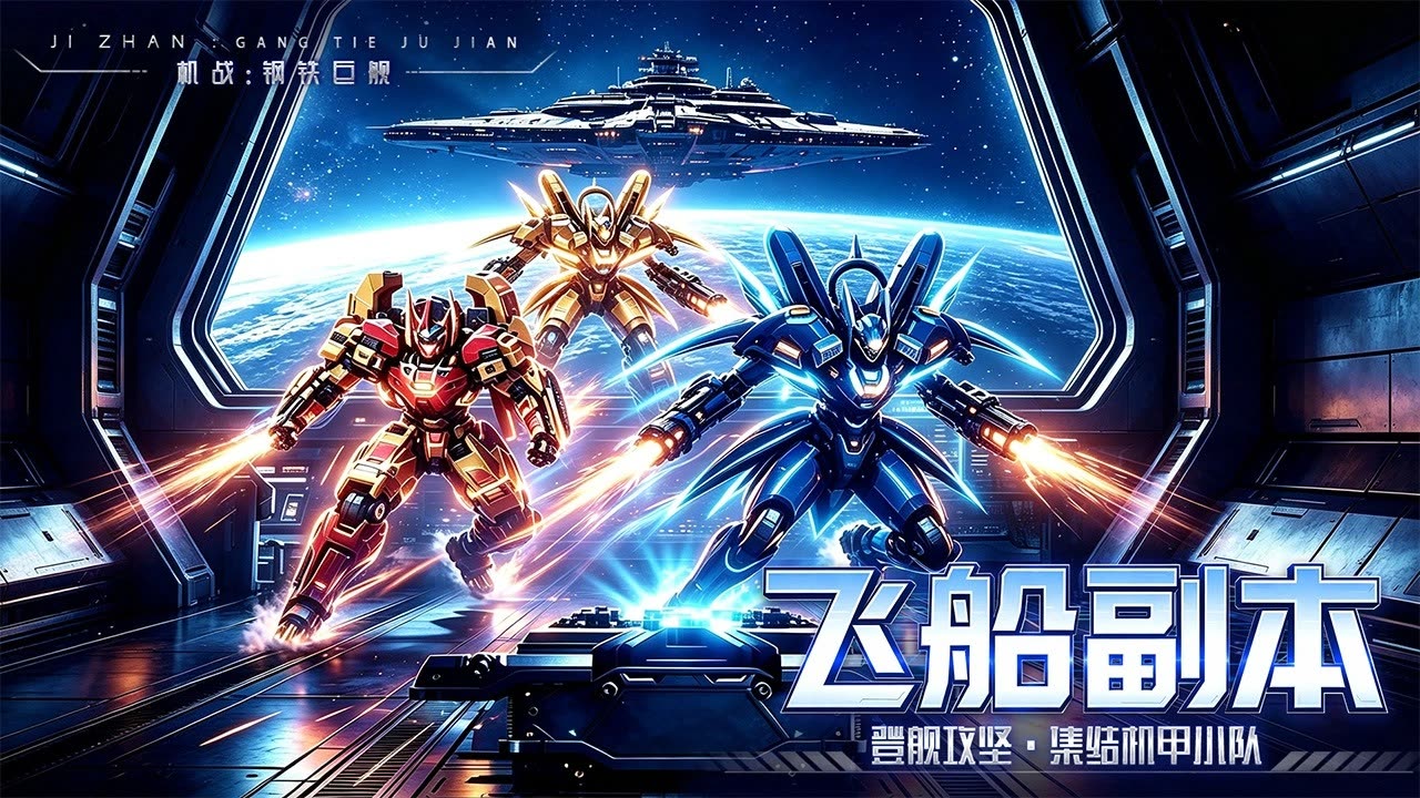 机战：钢铁巨舰 游戏主视觉